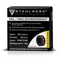STAHLWERK MIG MAG hilo CuSi3 0,8 mm 1 kg